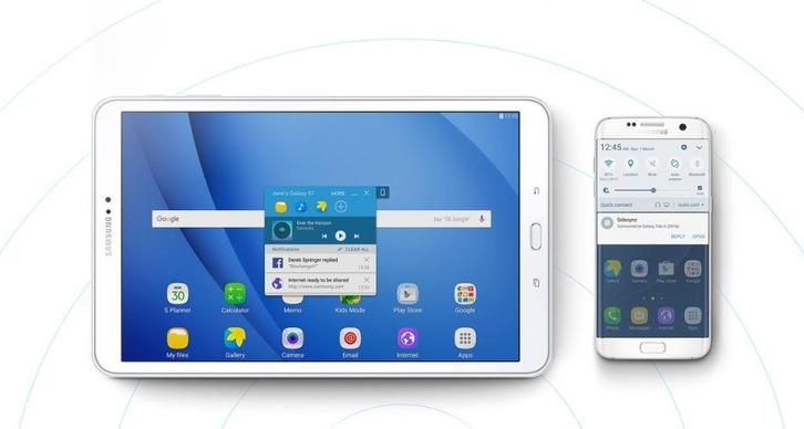 Samsung Galaxy Tab A6 tablet met bumperhoes, Computers en Software, Android Tablets, 10 inch, 64 GB, Uitbreidbaar geheugen, Usb-aansluiting