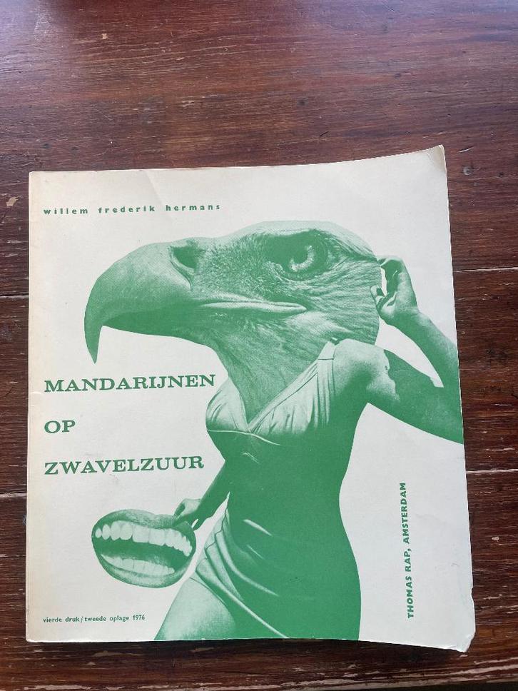 Willem Frederik Hermans Mandarijnen op zwavelzuur 1976 4e dr, Boeken, Literatuur, Gelezen, Nederland, Ophalen of Verzenden