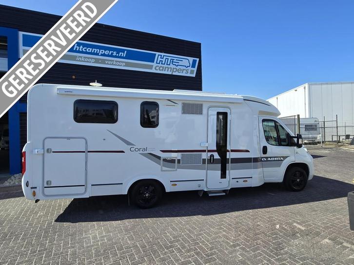 Adria Coral Axess S 690 SC 2015 Queensbed Z.G.O.H. Automaat, Caravans en Kamperen, Campers, Bedrijf, tot en met 3, Adria, Fiat