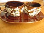 vintage suiker melk stel Crescent ware zuid afrika jr 74/78, Antiek en Kunst, Antiek | Keramiek en Aardewerk, Ophalen of Verzenden