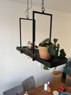 Markslöjd zwarte plateau hanglamp aan ketting, Markslöjd, Ophalen of Verzenden, Zo goed als nieuw, Metaal