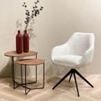 Eetkamerstoelen I 4 stuks I Showroom opruiming, Ophalen, Wit, Nieuw, Metaal