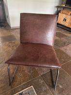Lounge stoel imitatieleer bruin, Ophalen, Zo goed als nieuw, Bruin, Eén