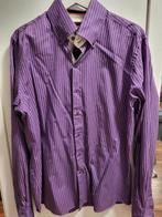 7 Camicie Paarse gestreepte Overhemd / Hemd 
Maat is XL, Ophalen of Verzenden, Zo goed als nieuw, Paars, Halswijdte 43/44 (XL)