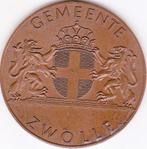 GEMEENTE  ZWOLLE  OPENING   STADHUIS  15 MEI 1976, Postzegels en Munten, Penningen en Medailles, Ophalen of Verzenden, Overige materialen