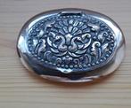 Echt antiek Djokja zilveren (800) poeder/rouge doos., Antiek en Kunst, Antiek | Goud en Zilver, Ophalen of Verzenden, Zilver