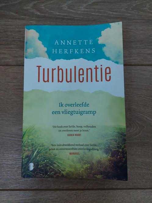 Annette Herfkens - Turbulentie, Boeken, Overige Boeken, Zo goed als nieuw, Ophalen of Verzenden