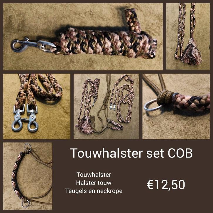 Halster set, Dieren en Toebehoren, Paarden en Pony's | Overige Paardenspullen, Overige soorten, Ophalen of Verzenden