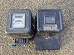 2 Oude Kilowatt/uur kwh Meters - Vintage Elektriciteit, Antiek en Kunst, Antiek | Gereedschap en Instrumenten, Verzenden