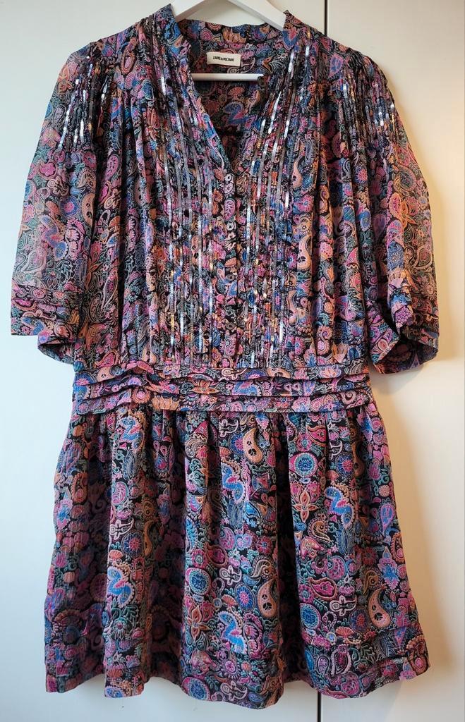Zadig & Voltaire jurk in maat 36 Lonneke Nooteboom, Kleding | Dames, Jurken, Zo goed als nieuw, Maat 36 (S), Overige kleuren, Boven de knie