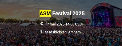 ASM tickets (2), Tickets en Kaartjes, Evenementen en Festivals, Twee personen