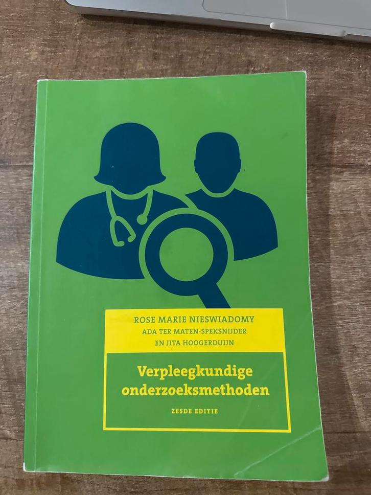 Verpleegkundige onderzoeksmethoden - Zesde Editie, Boeken, Studieboeken en Cursussen, Gelezen, HBO, Beta, Ophalen of Verzenden