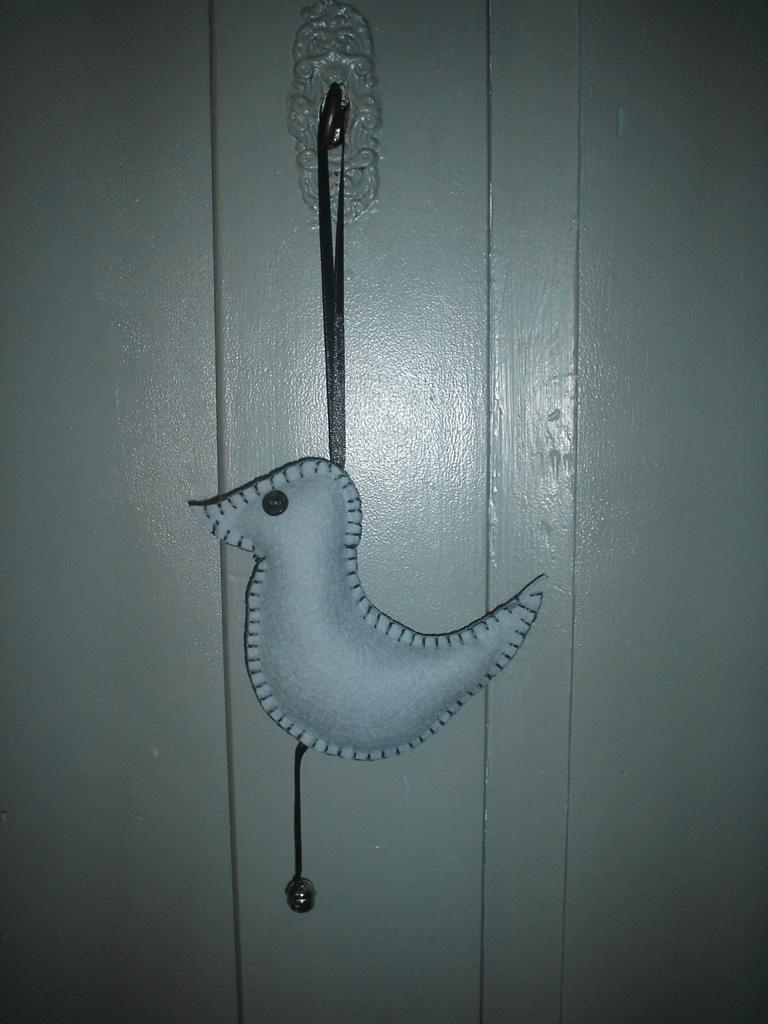 Vogeltje van grijs vilt, Ophalen of Verzenden, Nieuw