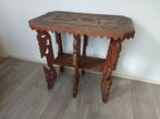 bijzettafel, Indonesië, hand/houtsnijwerk - olifant, tijger, Ophalen