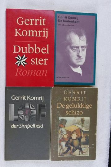 4x Gerrit Komrij beschikbaar voor biedingen