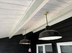 Oude stallampen emaille zwart, Ophalen of Verzenden, Zo goed als nieuw, Minder dan 50 cm