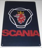 SCANIA : Metalen Bord Logo SCANIA Truck, Verzenden, Nieuw, Auto's