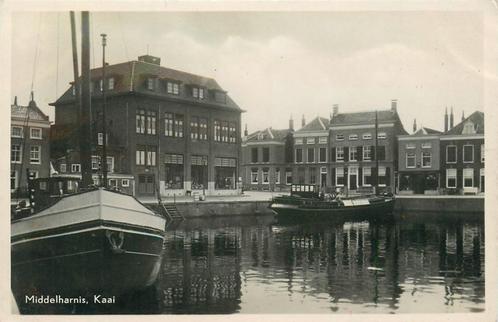 (701-346-025) Middelharnis Kaai en Haven, Verzamelen, Ansichtkaarten | Nederland, Zuid-Holland, Ophalen of Verzenden
