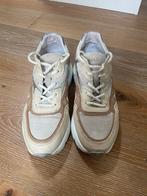 MANFIELD sneakers m38 met beige goud en paarse details, Beige, Manfield, Ophalen of Verzenden, Zo goed als nieuw