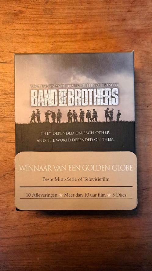 Band of brothers 5 disc box miniserie, Cd's en Dvd's, Dvd's | Documentaire en Educatief, Zo goed als nieuw, Oorlog of Misdaad