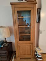 Vitrine/ boekenkast,  70 cm breed, 40 cm diep,  195 cm hoog, Zo goed als nieuw, 150 tot 200 cm, 25 tot 50 cm, 50 tot 100 cm