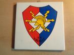 8 st  Militaire wapenschildjes, Ophalen, Landmacht, Nederland