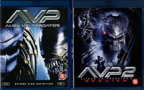 AVP Alien Vs Predator + AVP 2 Aliens Vs. Predator 2 - NL, Cd's en Dvd's, Blu-ray, Zo goed als nieuw, Verzenden