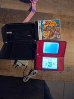 Nintendo DS XL Mario Edition - Rood, Spelcomputers en Games, Spelcomputers | Nintendo 2DS en 3DS, Met games, Gebruikt, Verzenden