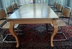 Mooie robuuste grenen eettafel 200 x 100 cm, Ophalen, Gebruikt, 100 tot 150 cm, 200 cm of meer