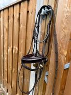 Hoofdstel Dy’on lak working full bruin, Dieren en Toebehoren, Paarden en Pony's | Hoofdstellen en Tuigage, Verzenden, Zo goed als nieuw