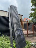 9 stalen golfplaten 516x90cm, Ophalen, Gebruikt, Zwart, 15 m² of meer