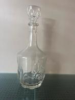 Glazen karaf met stop, Antiek en Kunst, Antiek | Glas en Kristal, Ophalen of Verzenden
