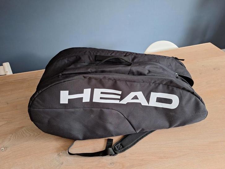 Head Tennistas - L _ ruimte voor 9 Rackets zgan, Sport en Fitness, Tennis, Gebruikt, Tas, Head, Ophalen of Verzenden