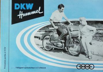 Folder DKW Hummel 3 versnellingen 1956 beschikbaar voor biedingen