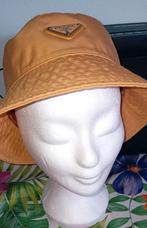 Prada Hoed Mosterdgeel, 56 of 57 cm (M, 7 of 7⅛ inch), Prada, Hoed, Ophalen of Verzenden