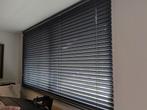 Antraciet Luxaflex jaloezieën met dubbele lamellen, Huis en Inrichting, Ophalen, 100 tot 150 cm, 100 tot 150 cm, Grijs
