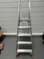 Petry stevige aluminium trap, Doe-het-zelf en Verbouw, Ladders en Trappen, Ophalen, Gebruikt, Trap, Opvouwbaar of Inschuifbaar