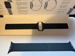 Apple Watch GENUINE Black leather link strap 44mm s/m, Ophalen of Verzenden, Zo goed als nieuw, Zwart, IOS