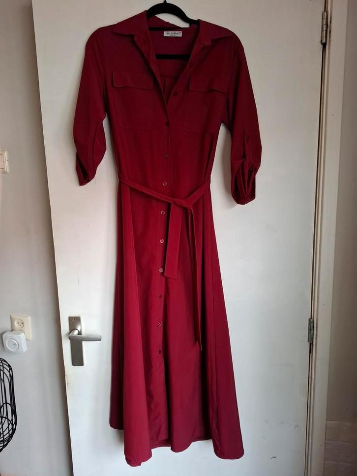 Mooie lange jurk maat M/L - Zo goed als nieuw!, Kleding | Dames, Jurken, Zo goed als nieuw, Maat 38/40 (M), Onder de knie, Ophalen of Verzenden