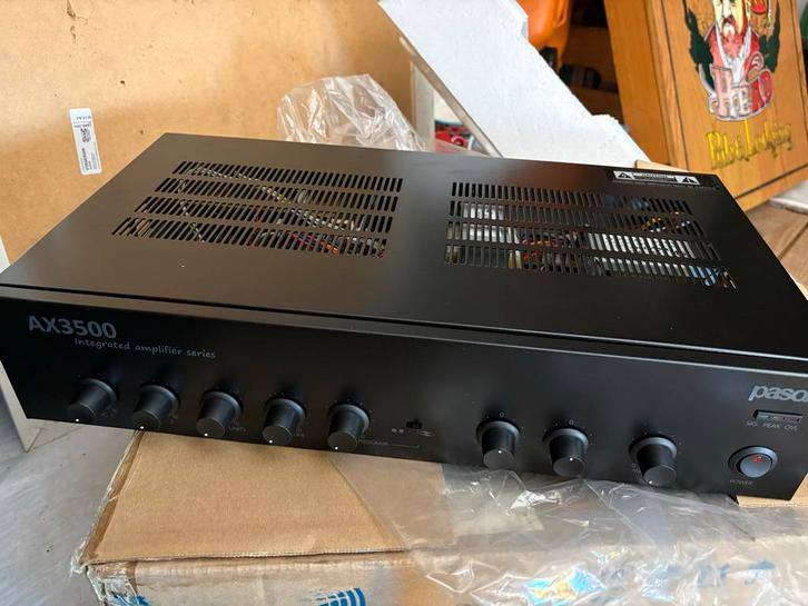 PASO AX3506 Versterker - Nieuw in doos!, Audio, Tv en Foto, Versterkers en Receivers, Nieuw, Stereo, Minder dan 60 watt, Overige merken