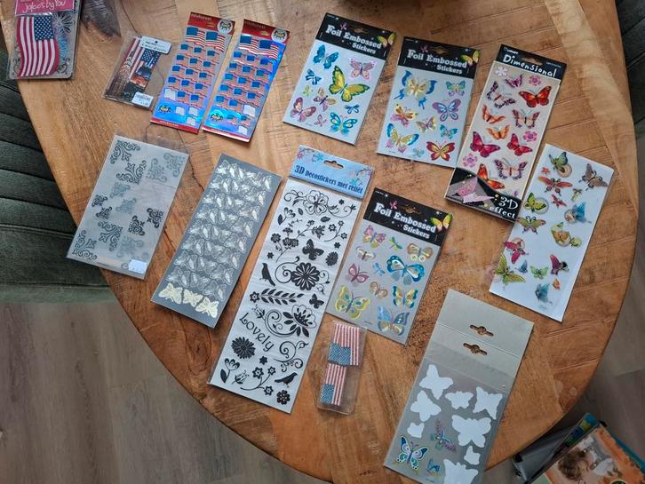 Scrapbook/Kaarten Maak Set - Stickers & Versieringen, Hobby en Vrije tijd, Scrapbooking, Nieuw, Versiering of Embellishment, Overige merken