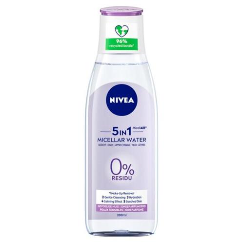 NIVEA Micellar Water 5 in 1 200ml. NIEUW, Sieraden, Tassen en Uiterlijk, Uiterlijk | Gezichtsverzorging, Nieuw, Verzorging, Gehele gezicht