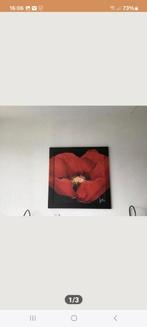 Schilderij met grote klaproos., Antiek en Kunst, Kunst | Schilderijen | Abstract, Ophalen