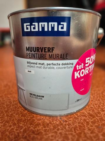 Muurverf Nevelblauw *nieuw* beschikbaar voor biedingen