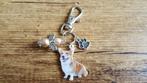 Sleutelhanger Welsh corgi met beschermengeltje, Verzenden, Nieuw