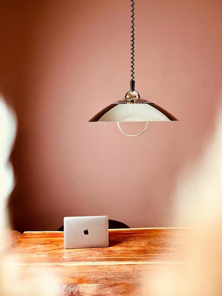 Stijvolle Space Age hanglamp, Huis en Inrichting, Lampen | Hanglampen, Ophalen of Verzenden