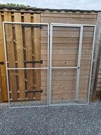 2 Aluminium voliére panelen, Ophalen, Zo goed als nieuw, Aluminium, Volière