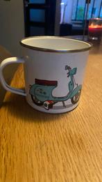 Vespa emaille beker, Ophalen of Verzenden, Zo goed als nieuw