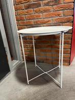 Metalen bijzettafel - metal table round mini table, Minder dan 55 cm, Metaal of Aluminium, Rond, Zo goed als nieuw