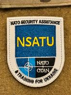 Embleem NSATU Nato training for Ukraine, Verzenden, Landmacht, Nederland, Embleem of Badge